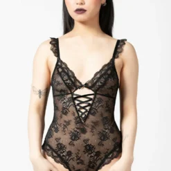 Killstar Sabelina Lace Bodysuit Ladies
