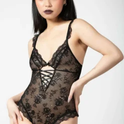 Killstar Sabelina Lace Bodysuit Ladies