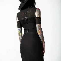 Killstar Sedusa Midi Dress Ladies