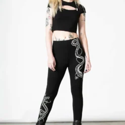 Killstar Serpent Storm Leggings Ladies