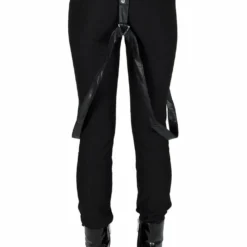 Ladies Killstar Shadow Stripe Pants Black