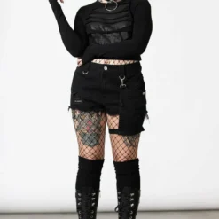 Killstar Sirena Slashed Long Sleeve Top New Arrivals