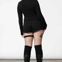 Killstar Sirena Slashed Long Sleeve Top New Arrivals