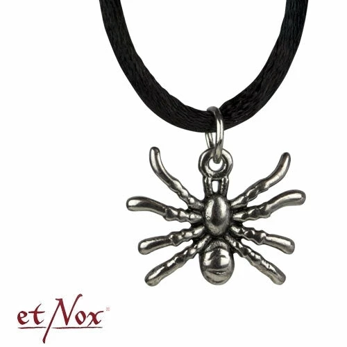Et Nox Stainless Steel Spider Pendant - Unique Gothic Jewelry for Men & Women 3 Et Nox Stainless Steel Spider Pendant