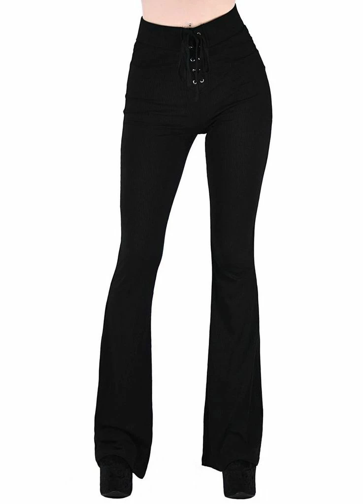 Killstar Plus Size Slo-Burn Bell Bottoms for Women - Stylish & Comfortable Trousers 4 Ladies Killstar Plus Size Slo-Burn Bell Bottoms