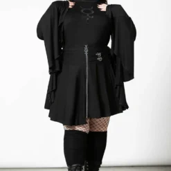 Killstar Space Wave Mini Skirt Ladies