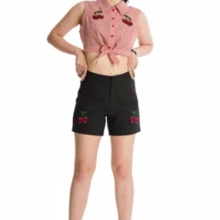 Banned Apparel Banned Cherry Pie Shorts Ladies