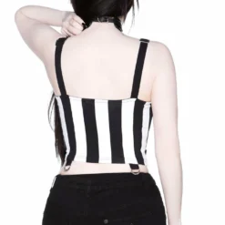 Ladies Killstar Stripe O Negative Top