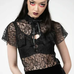 Ladies Killstar Sylvia Lace Top