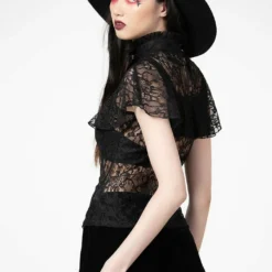 Ladies Killstar Sylvia Lace Top