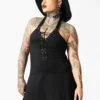 New Arrivals Killstar Subzero Halter Dress