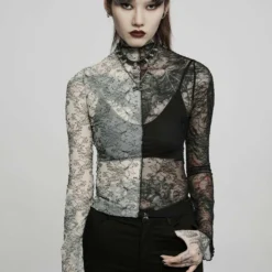 New Arrivals Punk Rave Syble Top - Black & White