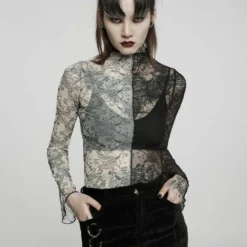 New Arrivals Punk Rave Syble Top - Black & White