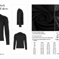 Punk Rave Adham Top Ladies