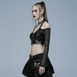 Punk Rave Velika Crop Top Ladies