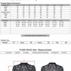 Punk Rave Inclementia Top Black / Gray Ladies