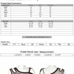 Punk Rave Plaid Punk Top Red