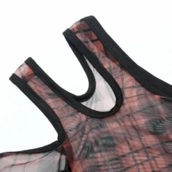 Punk Rave Plaid Punk Top Red