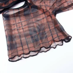 Punk Rave Plaid Punk Top Red