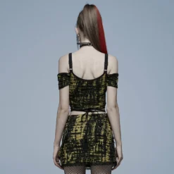 Punk Rave Elantra Top Black / Yellow