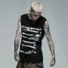 Punk Rave Skeletal Bones Sleeveless T-Shirt