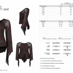 Punk Rave Blazed Mesh Top