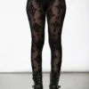 Ladies Killstar Tayana Mesh Leggings