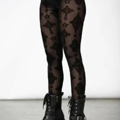 Ladies Killstar Tayana Mesh Leggings