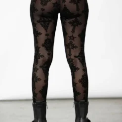 Ladies Killstar Tayana Mesh Leggings