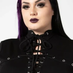 Ladies Killstar Tied Up Skater Dress