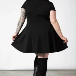 Ladies Killstar Tied Up Skater Dress