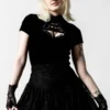 Ladies Killstar To Die For Lace Skirt Black