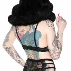Killstar Tortured Souls Lace Bra Black Accessories