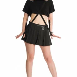 Banned Apparel Ladies Banned Lethia Pleated Mini Skirt
