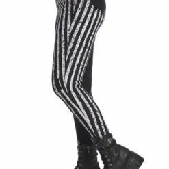 Banned Apparel Banned Spooky Night Walks Half And Half Trousers