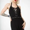 Killstar Tristania Maxi Halter Dress
