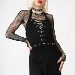 Killstar Tristania Maxi Halter Dress