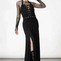 Killstar Tristania Maxi Halter Dress