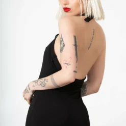 Killstar Tristania Maxi Halter Dress