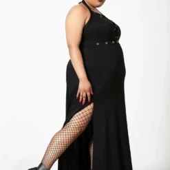 Killstar Tristania Maxi Halter Dress