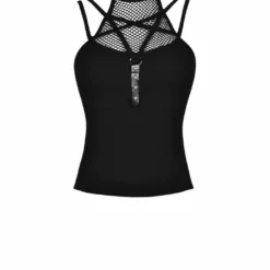 Ladies Dark In Love Enya Pentagram Top