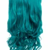 Gothic Attitude New Arrivals Teal Blue Curly 20" Weft Hair Extensions