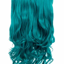 Gothic Attitude New Arrivals Teal Blue Curly 20" Weft Hair Extensions