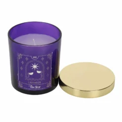 Gothic Gifts The Star Lavender Tarot Candle Homeware