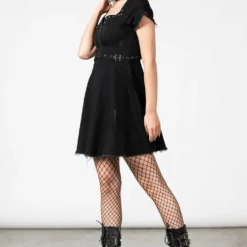 Killstar Time Out Zip Denim Dress New Arrivals