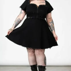 Killstar Time Out Zip Denim Dress New Arrivals