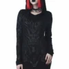 Ladies Killstar Untamed Hooded Dress
