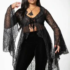 Killstar Vilania Lace Duster Ladies