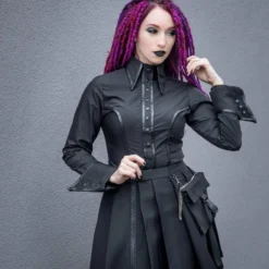 Ladies Dark In Love Lacerta Mini Skirt