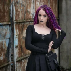 Ladies Dark In Love Lacerta Mini Skirt